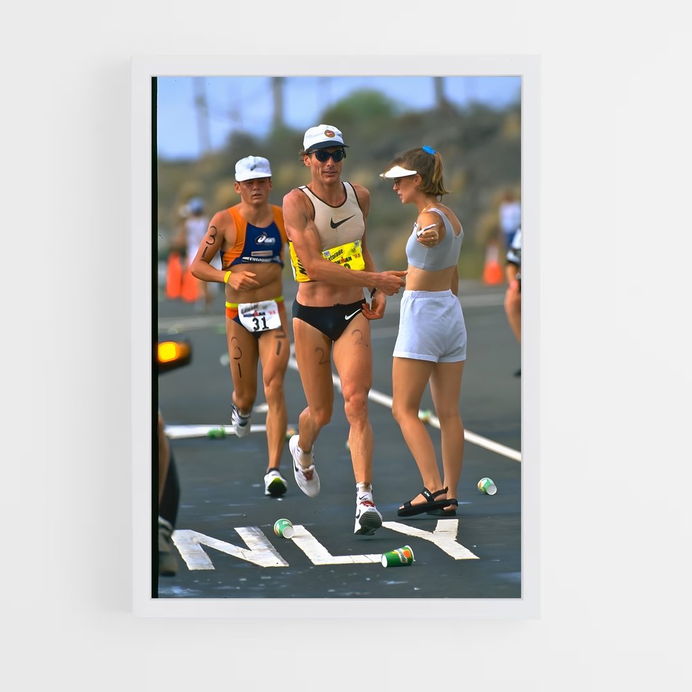 Poster Marathon d'Ironman – affiche Athlétisme (vue 3)
